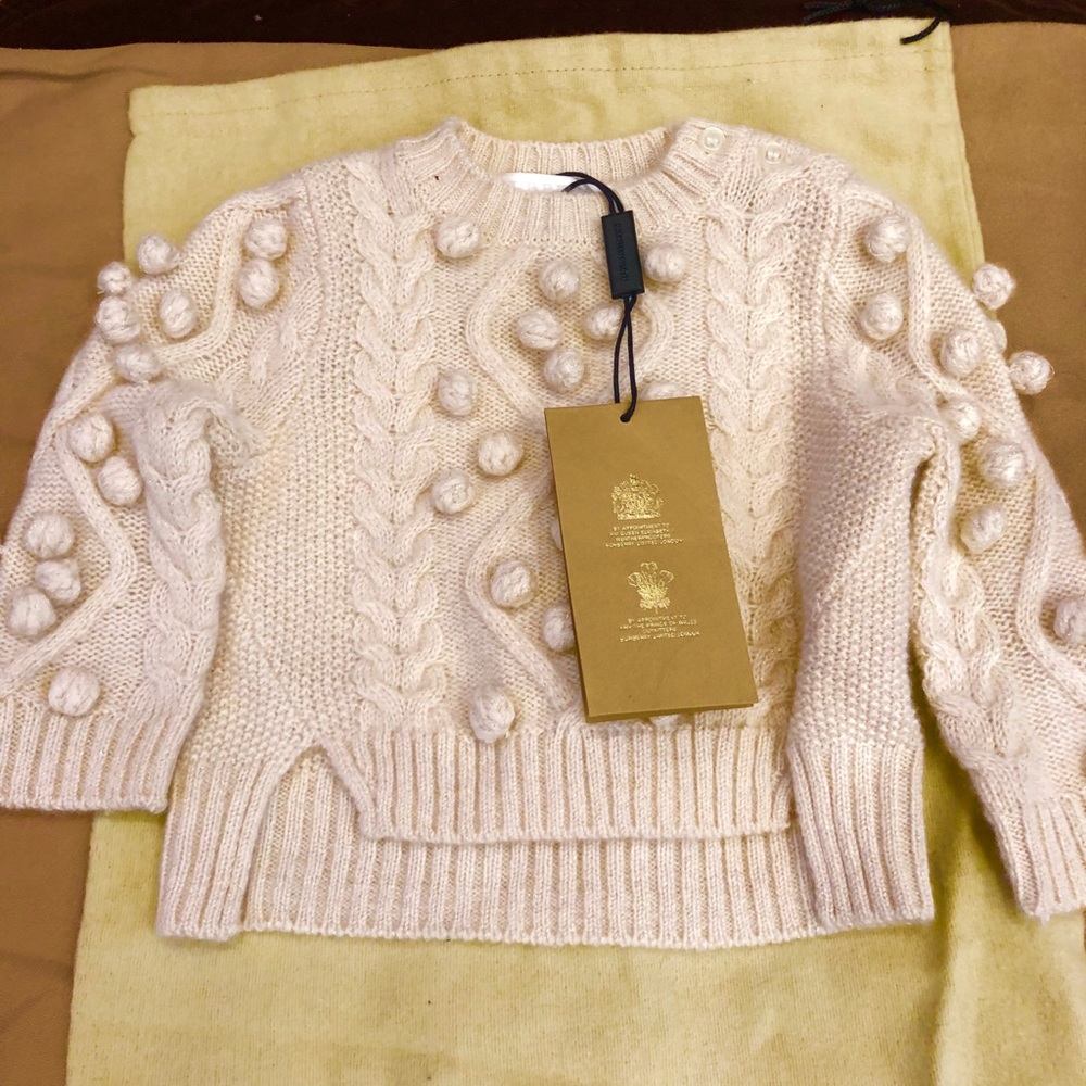 Children Burberry cashmere couture sweater 3M